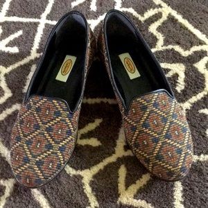 Vintage Talbots needlepoint loafers